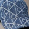 Denim Allover Emblem Logo Baseball Cap Denim Allover Emblem Logo Baseball Cap