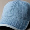 Denim Allover Emblem Logo Baseball Cap Denim Allover Emblem Logo Baseball Cap