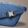 Denim Allover Emblem Logo Waistpack Denim Allover Emblem Logo Waistpack