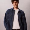 Denim Allover Monogram 90S Overshirt