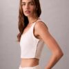 Denim Allover Monogram Cropped Tank Top Denim Allover Monogram Cropped Tank Top