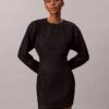 Denim Articulated Mini Dress