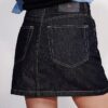 Denim Asymmetric Waist Mini Skirt Denim Asymmetric Waist Mini Skirt
