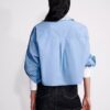 Denim Asymmetric Waist Mini Skirt Denim Asymmetric Waist Mini Skirt