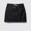 Denim Asymmetric Waist Mini Skirt Denim Asymmetric Waist Mini Skirt