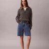 Denim Bermuda Shorts