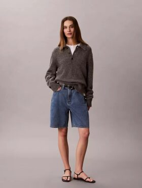 Denim Bermuda Shorts