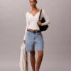 Denim Bermuda Shorts Denim Bermuda Shorts