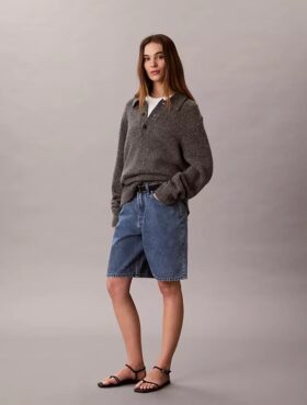 Denim Bermuda Shorts