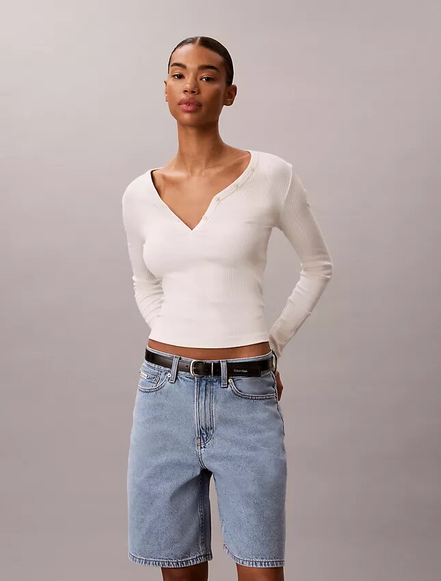 Denim Bermuda Shorts Denim Bermuda Shorts