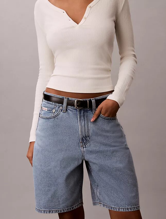 Denim Bermuda Shorts Denim Bermuda Shorts