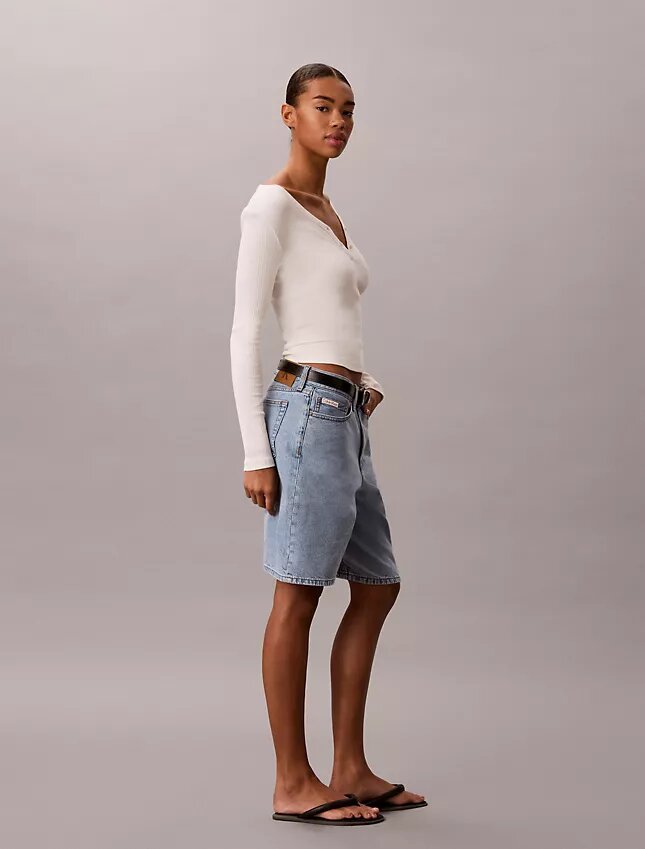 Denim Bermuda Shorts Denim Bermuda Shorts