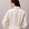 Denim Cinched Trucker Jacket Denim Cinched Trucker Jacket