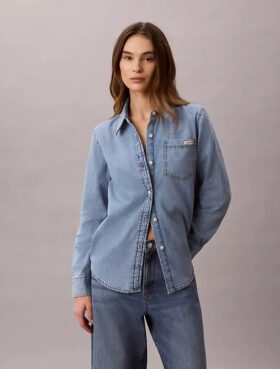 Denim Classic Button-Down Shirt