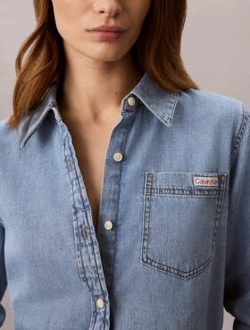 Denim Classic Button-Down Shirt