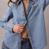 Denim Classic Button-Down Shirt