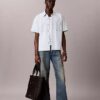 Denim Classic Short Sleeve Button-Down Shirt