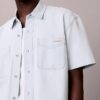 Denim Classic Short Sleeve Button-Down Shirt