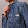 Denim Cropped Jacket Denim Cropped Jacket
