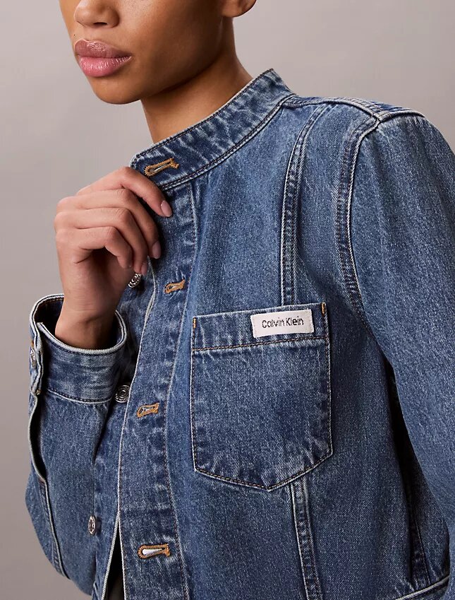Denim Cropped Jacket Denim Cropped Jacket