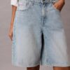 Denim Logo Bermuda Shorts Denim Logo Bermuda Shorts