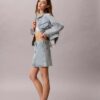 Denim Logo Mini Skirt Denim Logo Mini Skirt