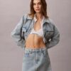 Denim Logo Mini Skirt Denim Logo Mini Skirt