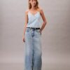Denim Maxi Skirt