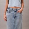 Denim Maxi Skirt