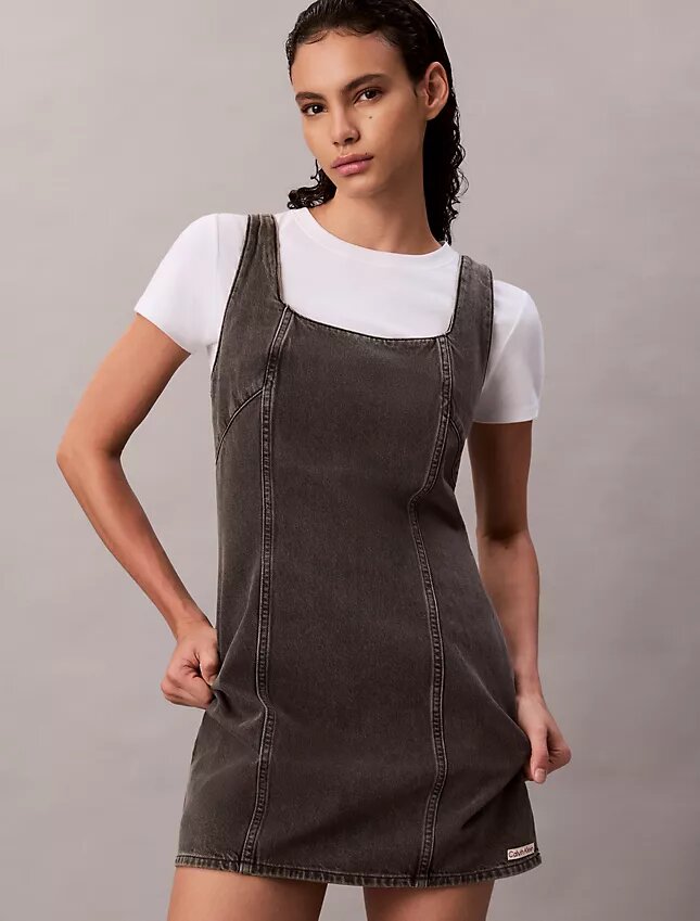 Denim Mini Dress Denim Mini Dress