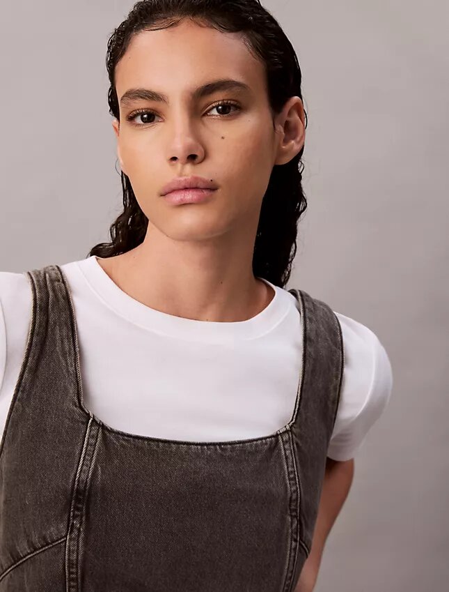 Denim Mini Dress Denim Mini Dress