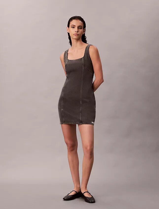 Denim Mini Dress Denim Mini Dress