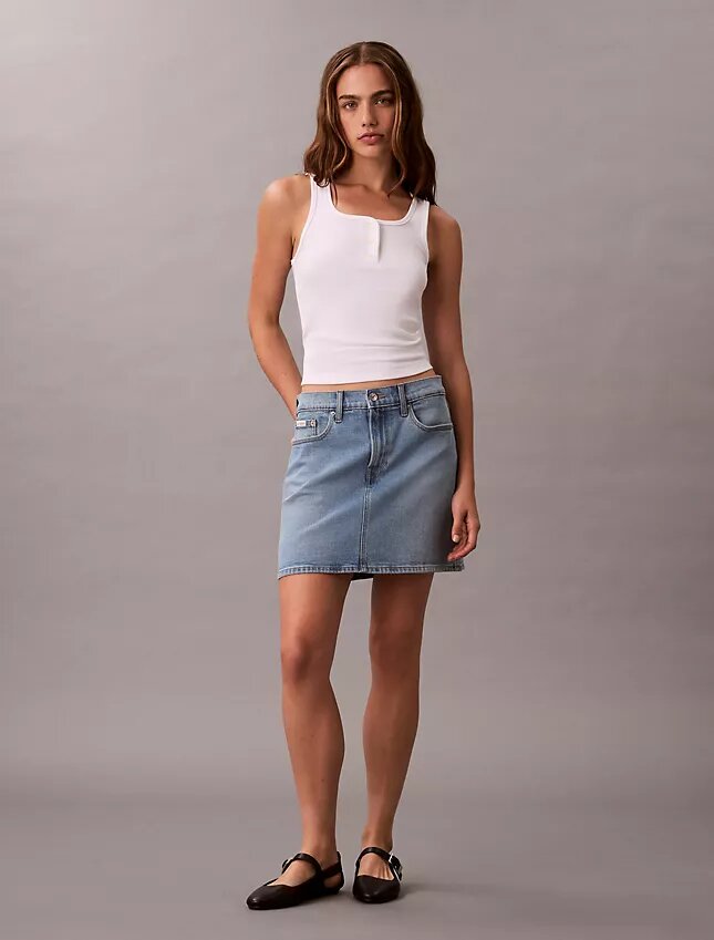 Denim Mini Skirt Denim Mini Skirt