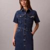 Denim Mini Trucker Dress Denim Mini Trucker Dress