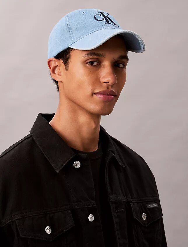 Denim Monogram Cap Denim Monogram Cap