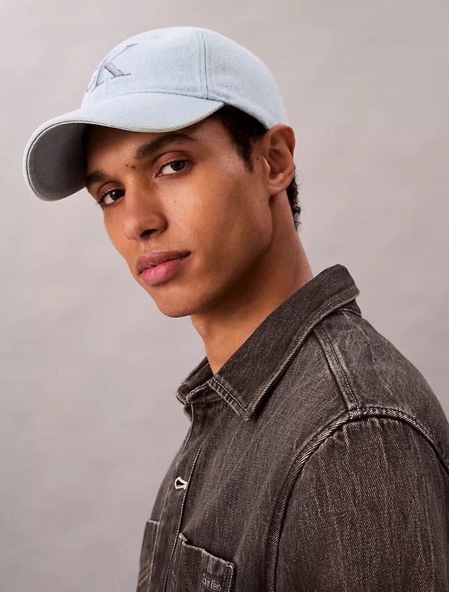 Denim Monogram Cap Denim Monogram Cap