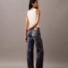 Denim Print Tailored Trouser Denim Print Tailored Trouser