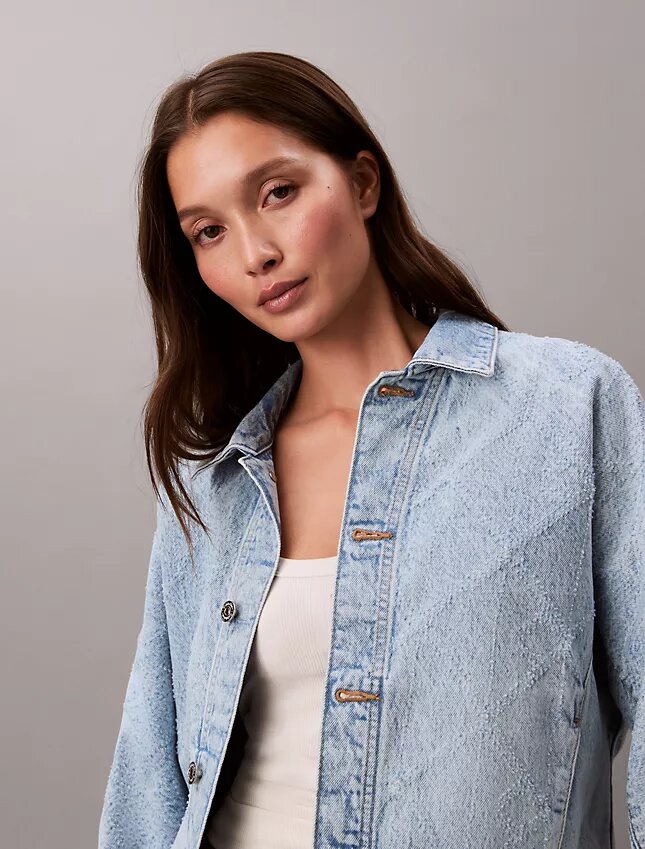 Denim Relaxed Trucker Jacket Denim Relaxed Trucker Jacket
