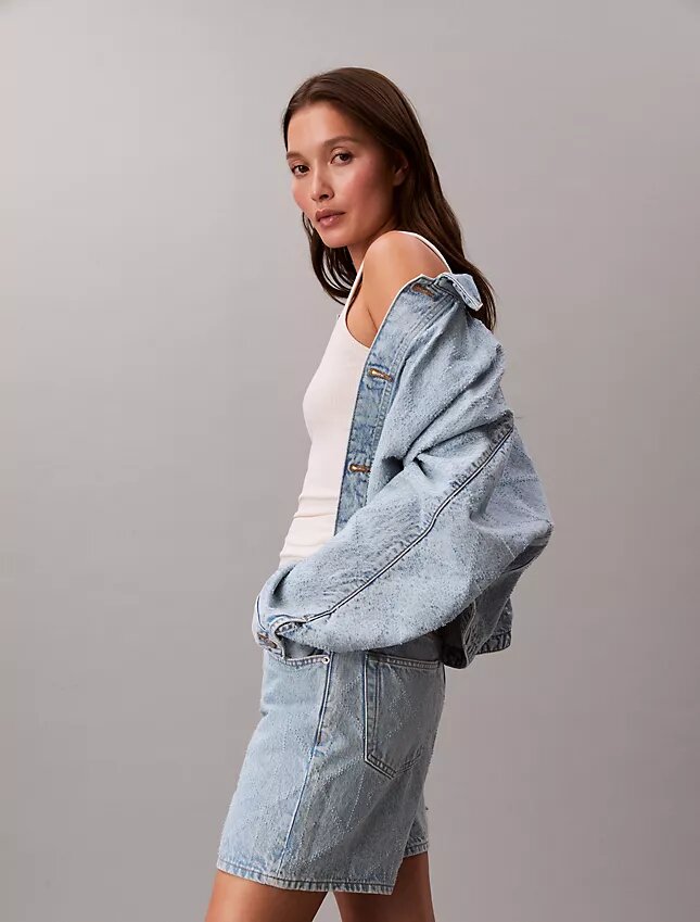 Denim Relaxed Trucker Jacket Denim Relaxed Trucker Jacket
