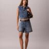 Denim Sleeveless Vest Denim Sleeveless Vest