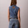 Denim Sleeveless Vest Denim Sleeveless Vest