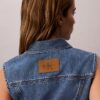 Denim Sleeveless Vest Denim Sleeveless Vest