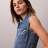 Denim Sleeveless Vest Denim Sleeveless Vest