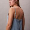 Denim Strappy Mini Dress
