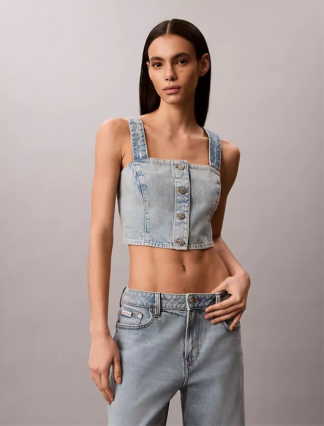 Denim Trucker Tank Top Denim Trucker Tank Top