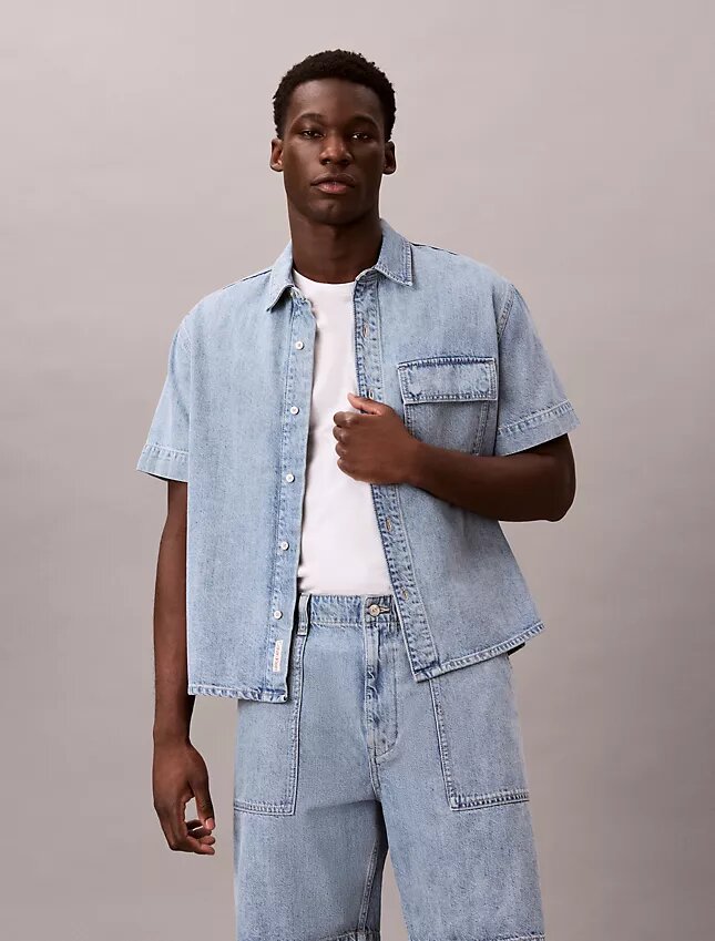 Denim Utility Button-Down Shirt Denim Utility Button-Down Shirt