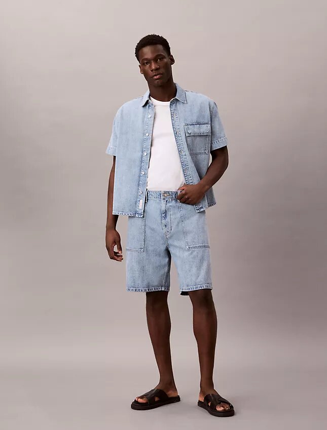 Denim Utility Button-Down Shirt Denim Utility Button-Down Shirt