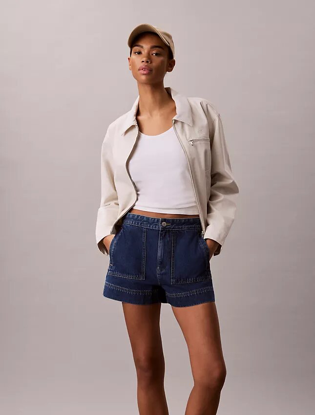 Denim Utility Shorts Denim Utility Shorts