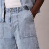 Denim Utility Shorts