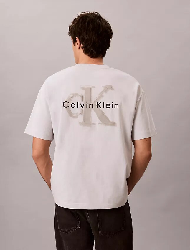 Distressed Monologo Graphic Relaxed T-Shirt Distressed Monologo Graphic Relaxed T-Shirt